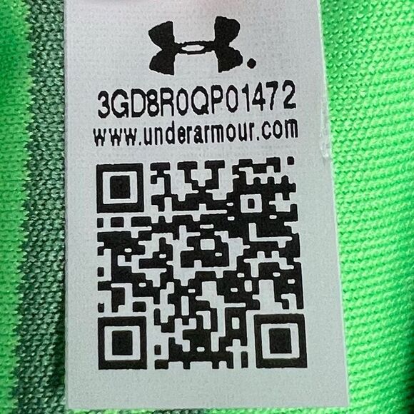 Under Armour Moisture Wicking Striped Polo with “Mi-Tech Tungsten Metals”‎ Patch - Picture 12 of 13